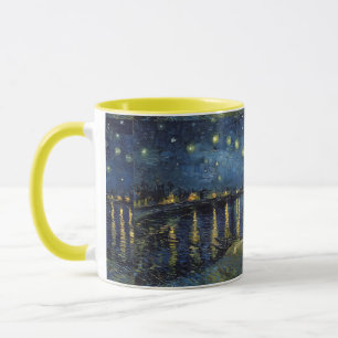 Tasse Nuit étoilée sur le Rhône – Inspirée de Van