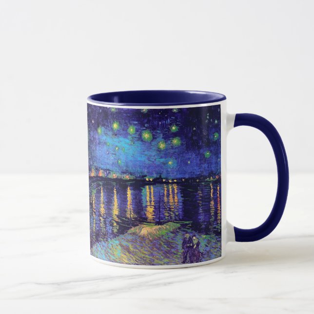 Tasse Nuit étoilée sur le Rhône Van Gogh Art (Droite)