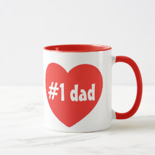 Tasse numéro un papa beker