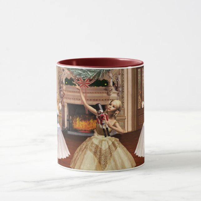 Tasse Nutcracker Dancing Ballerinas Holiday Musique (Centre)