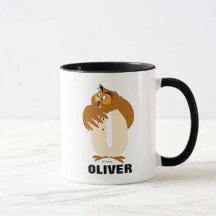 Tasse O est pour Owl   Ajouter Votre Nom