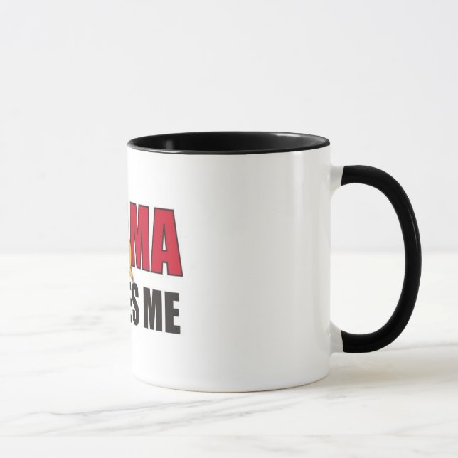 Tasse Obama m'effraye (Droite)