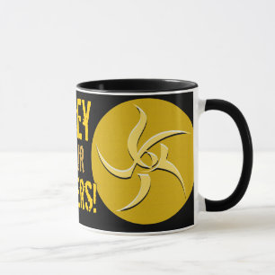 Tasse Obéissez À Vos Aînés ! SYMBOLE JAUNE Ringer Mu