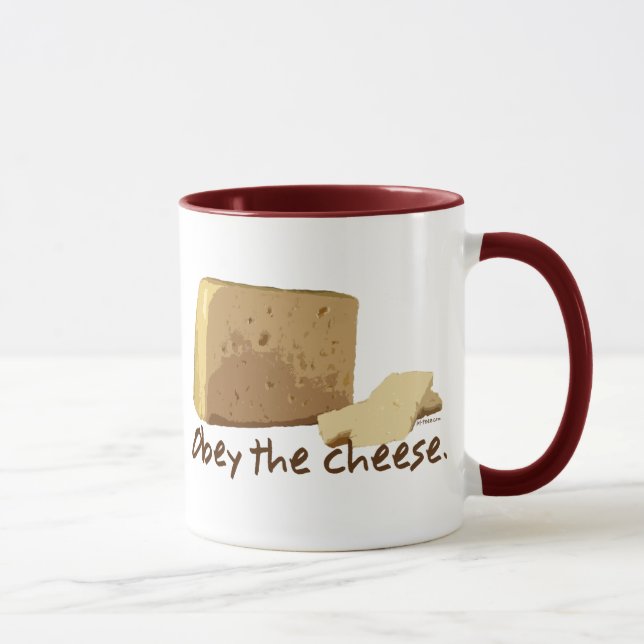Tasse Obéissez le fromage (Droite)