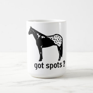 Tasse obtenue de taches