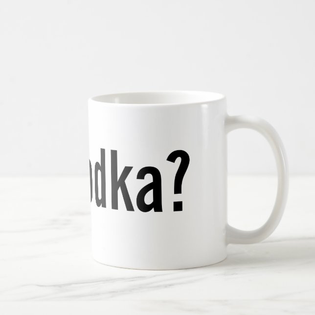 Tasse obtenue de vodka (Droite)