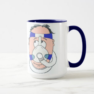 Tasse obtenue d'utilisateur du sommeil CPAP