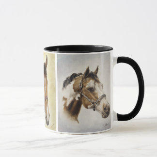 Tasse occidentale de cheval de trio