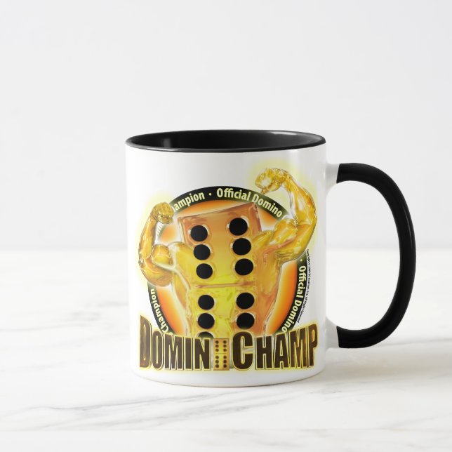 Tasse officielle de champion de domino (Droite)