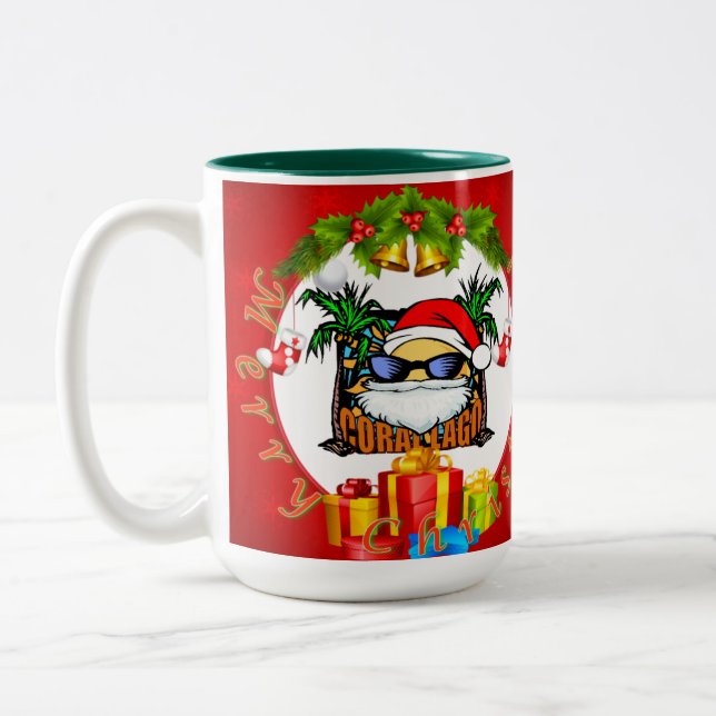 Tasse officielle de Noël de CoralLago (Gauche)