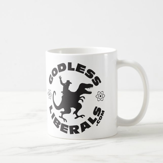 Tasse officielle libérale athée de logo (Droite)