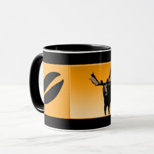 Tasse Oie au coucher du soleil - Art original de la faun