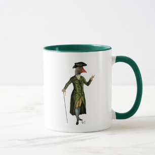 Tasse Oie dans le manteau vert 2 de Regency