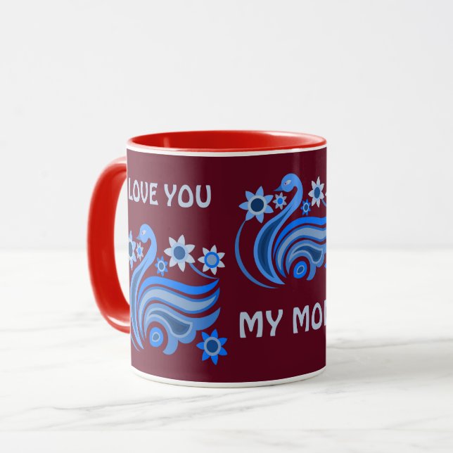TASSE OISEAU CRÉATIVE POUR CADEAU (Devant gauche)