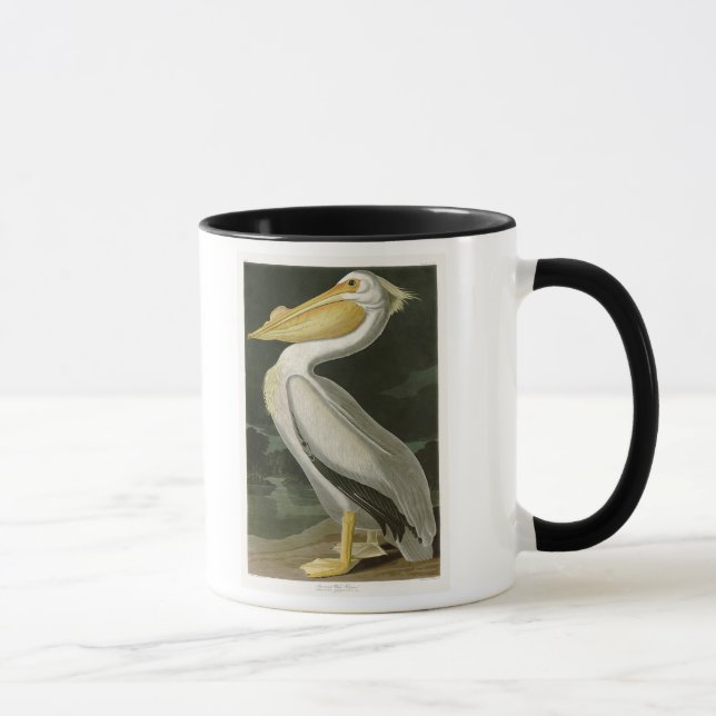 Tasse Oiseaux de John James Audubon de pélican blanc de (Droite)