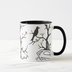Tasse Oiseaux superfilles dans l'arbre
