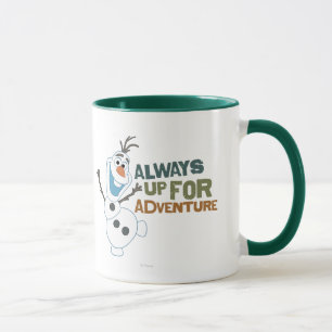 Tasse Olaf   Toujours prêt pour l'aventure