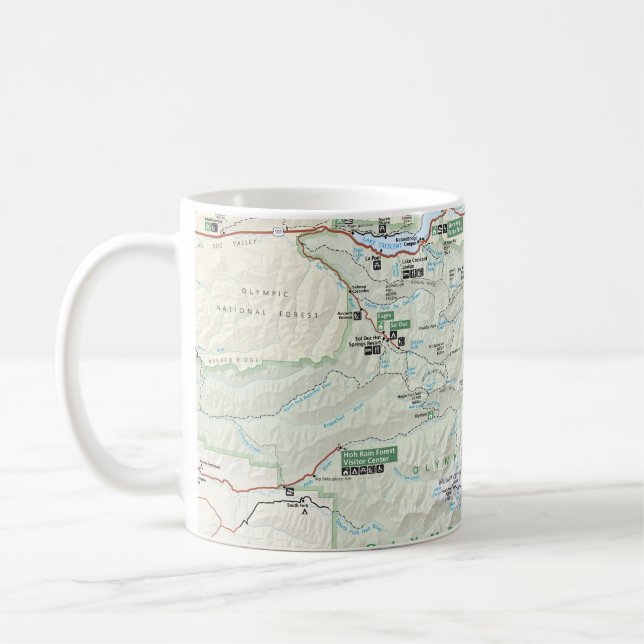 Tasse olympique de carte (Gauche)