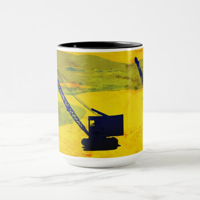 TASSE OPÉRATEUR DE CRANE GOLF GOLFING IMAGINAIRE ART OPÉ (Centre)