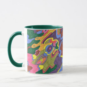 Tasse "Or" Art Abstrait