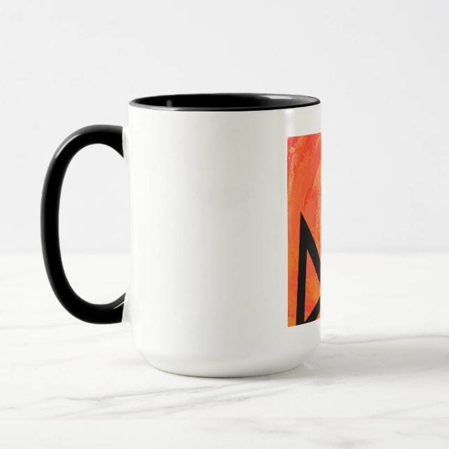 Tasse Orange 40 Anniversaire de la Décennie (Gauche)