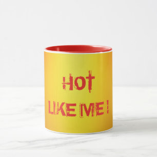 Tasse Orange Chaud.
