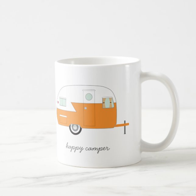 Tasse orange de profondément satisfait (Droite)