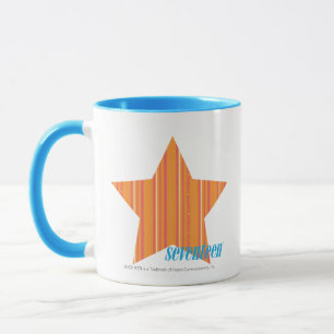 Tasse Orange mince 4 de rayures