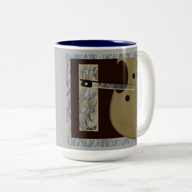 Tasse organique de violoncelle (Devant droit)