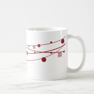 Tasse orientale de mariage de doubles lanternes de