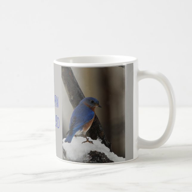 Tasse orientale d'oiseau bleu de Milou (Droite)
