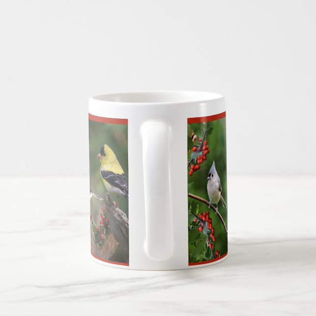 Tasse orientale d'oiseaux (Poignée)