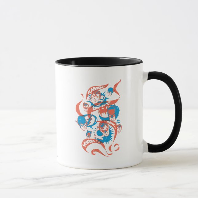 Tasse Originaux DC - éclatement du logo (Droite)