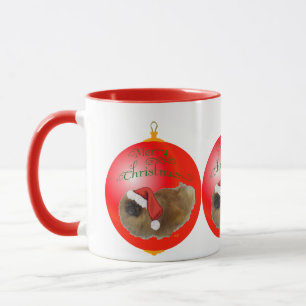 Tasse Ornement de Noël Pékinois
