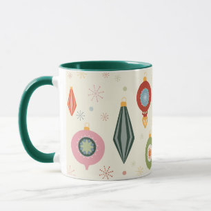 Tasse Ornement Rétro Vintage