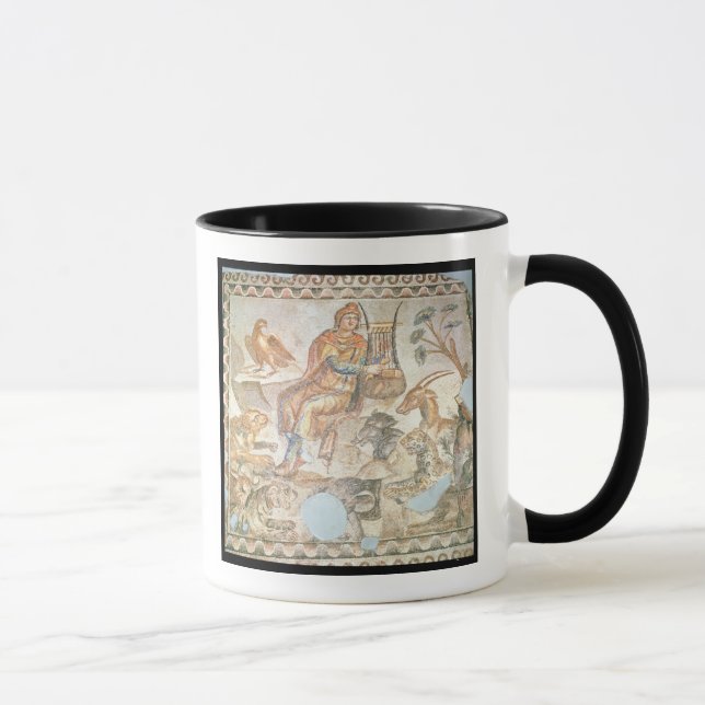 Tasse Orphée jouant aux animaux, mosaïque romaine (Droite)