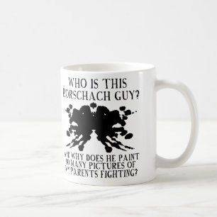 Tasse ou mug de voyage drôle avec le test de Rorsc