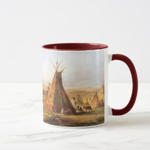 Tasse Ouest d'Amérique vintage, Teepees on Plain par Bod