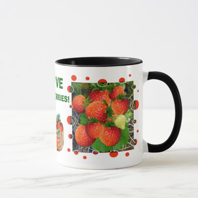 Tasse OUI ! Musique aux fraises (Droite)