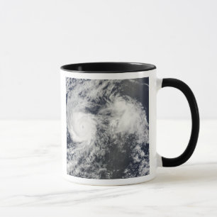 Tasse Ouragan Felicia et tempête Enrique à l'est de ba