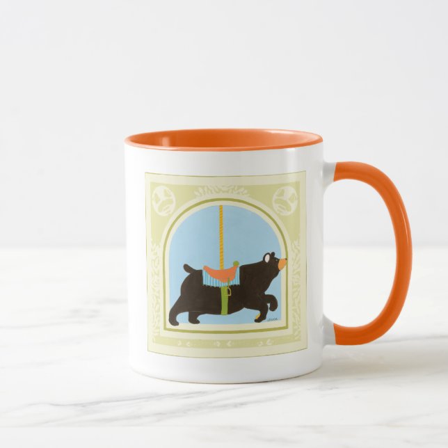 Tasse Ours de carrousel par Juin Erica Vess (Droite)