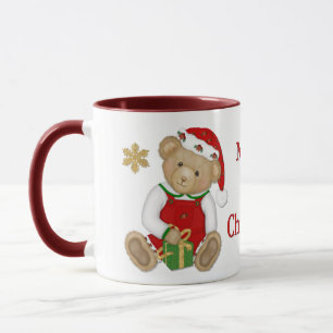 Tasse Ours en peluche de Noël - Garçon