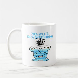 Tasse Ours Suranalyse – 70 % Eau, 100 % Pensées