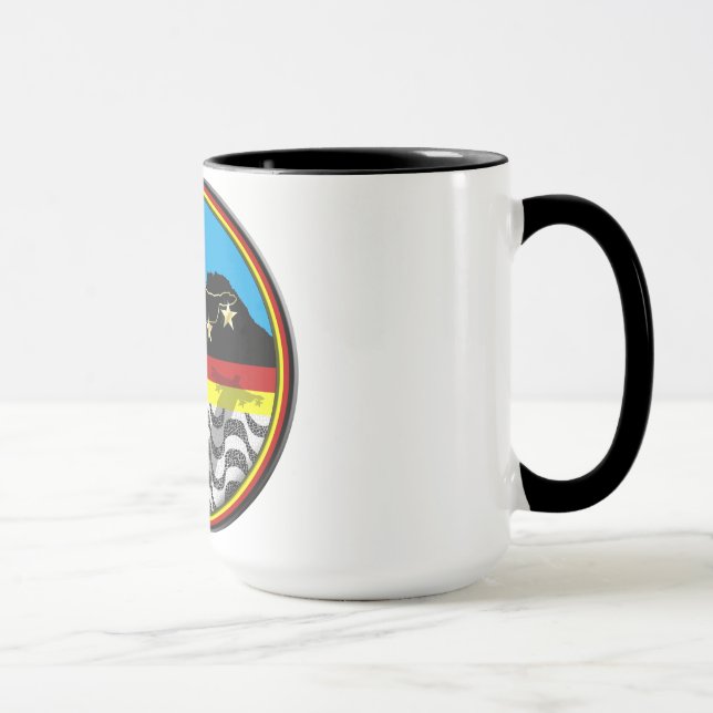 Tasse Pain de sucre de Copacabana le Christ le football (Droite)