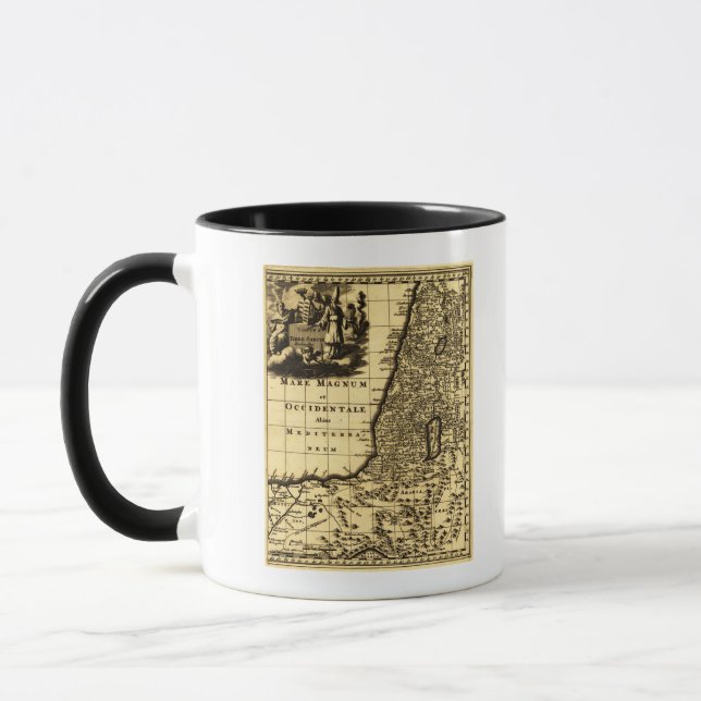 Tasse PalestineCarte panoramiquePalestine (Gauche)