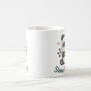Tasse Panda Matin Lent Mug Café Cozy Mignon