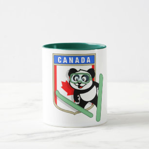 Tasse Panda Ski-sautant du Canada