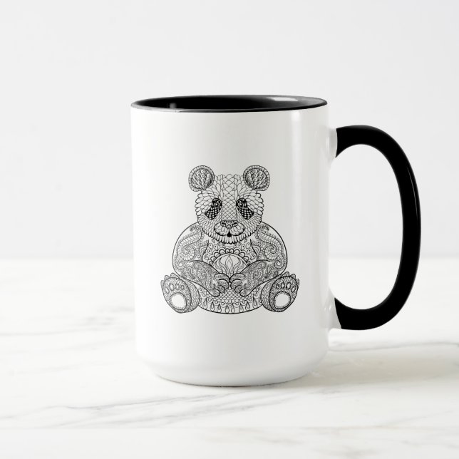 Tasse Panda tribal inspiré (Droite)