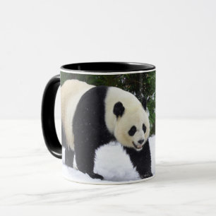 Tasse Pandas géants de Smithsonien dans la neige