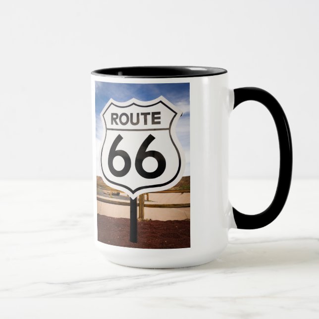 Tasse Panneau routier de l'itinéraire 66, Arizona (Droite)